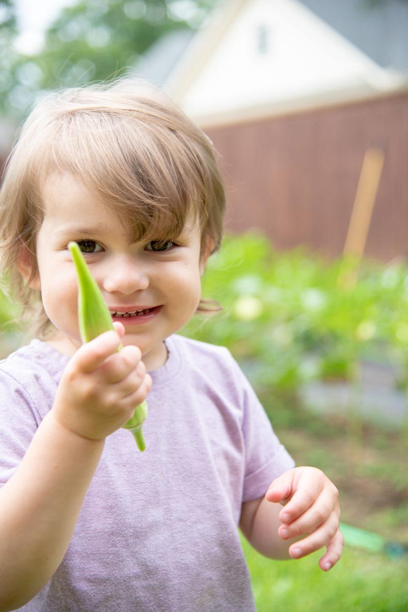 Mommy & Me: Air Fryer Okra